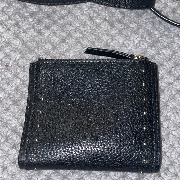 Kate Spade Laurel Way Jeweled Black Satchel and Wallet Set 9”W x 8”H - Picture 14 of 14